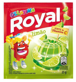 Gelatina Pó Limão Royal Pacote 25g
