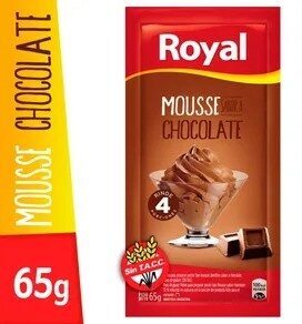 mousse sabor a chocolate