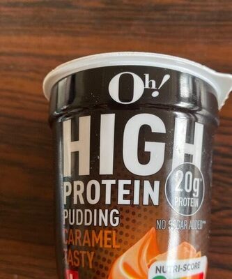 High protein  pudding caramel tasty