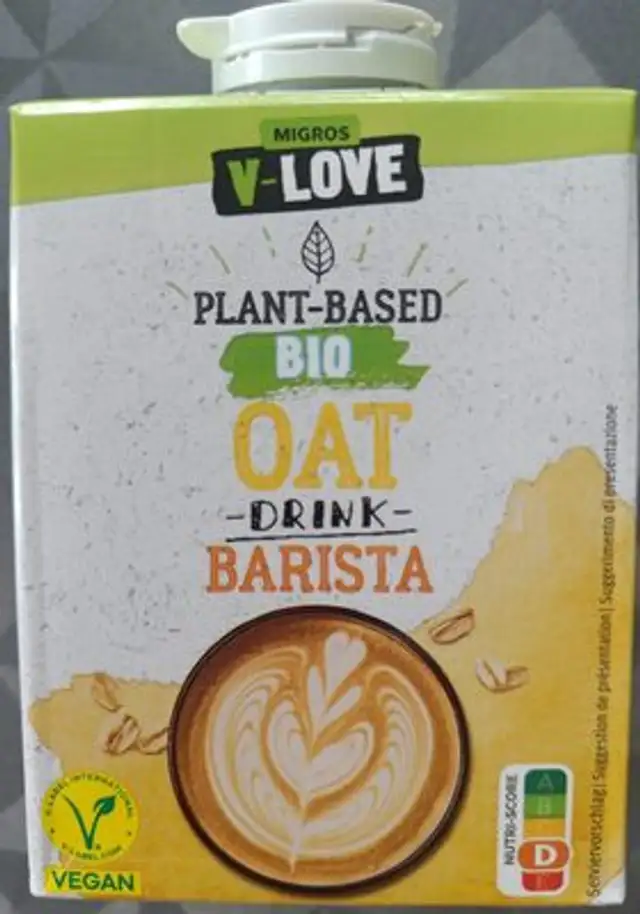 Oat drink Barista front packaging