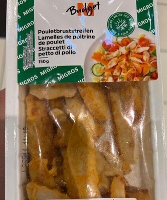 Lamelles de poitrine de poulet