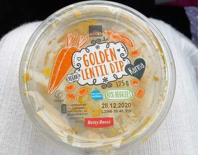Golden lentil dip