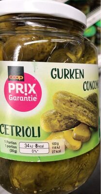Gurken Concombres Cetrioli front packaging