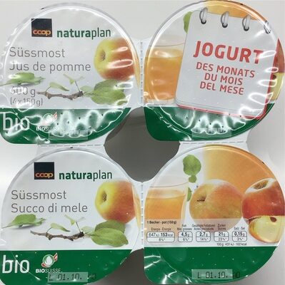 Yogourt Jus de pomme, bio
