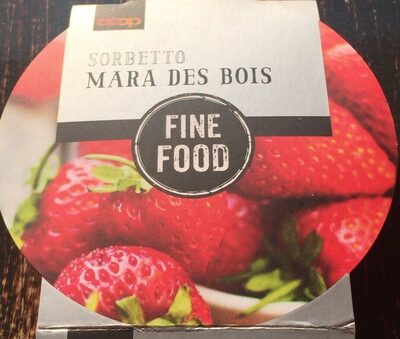 Sorbet fraise mara des bois