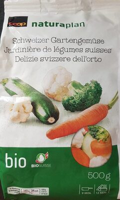 Jardinière de légumes suisses front packaging
