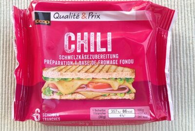 CHILI - Schmelzkäse front packaging