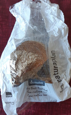 Pain rustique bio front packaging