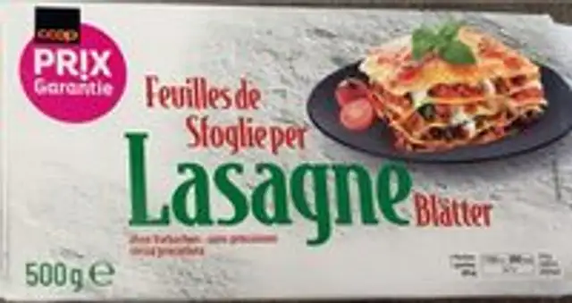 Feuille de lasagne