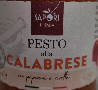 Pesto alla Calabrese front packaging
