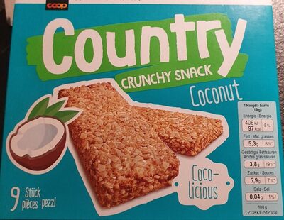 Coop Country Crunchy Snac Coconut