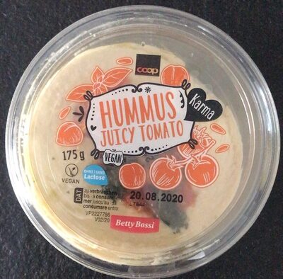 Hummus Juicy Tomato front packaging
