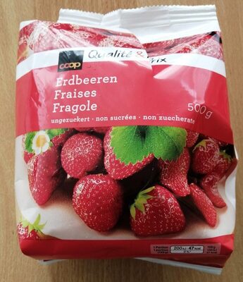 Erdbeeren front packaging