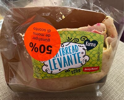Flatbread levante front packaging