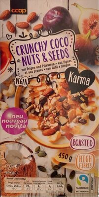Crunchy Coco Nuts & Seeds aux figues et aux prunes