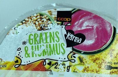 Grains and hummus