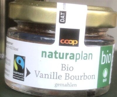 Bio Vanille Bourbon gemahlen front packaging