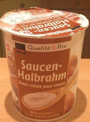 Demi-crème pour sauces