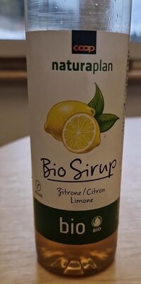 Sirop de citron front packaging