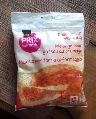Mélange pour gâteau au fromage front packaging