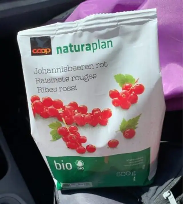 Johannisbeeren rot front packaging