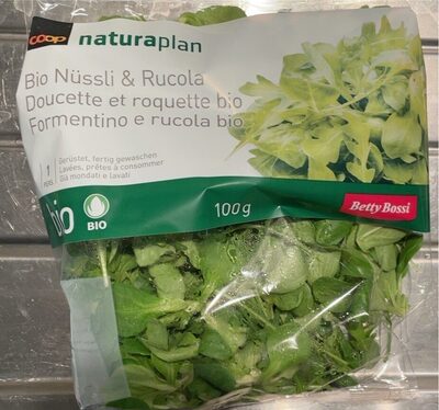 Doucette et roquette bio front packaging