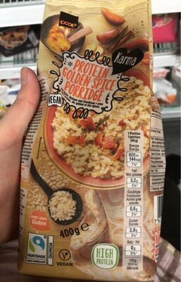 Karma prot goldenspice porridge