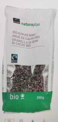 Grué de cacao Bio front packaging