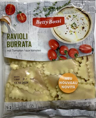 Ravioli burrata aux tomates