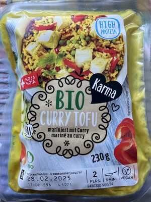 Bio Curry Tofu