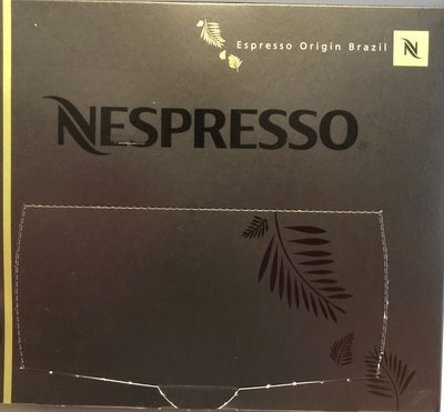 Espresso origin brazil front packaging