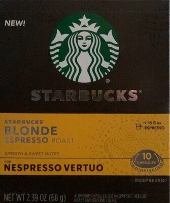 starbucks blonde espresso roast