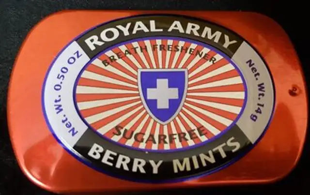 royal army ingredients label