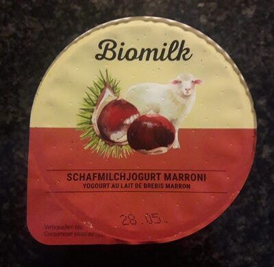 Yaourt au lait de brebis marron