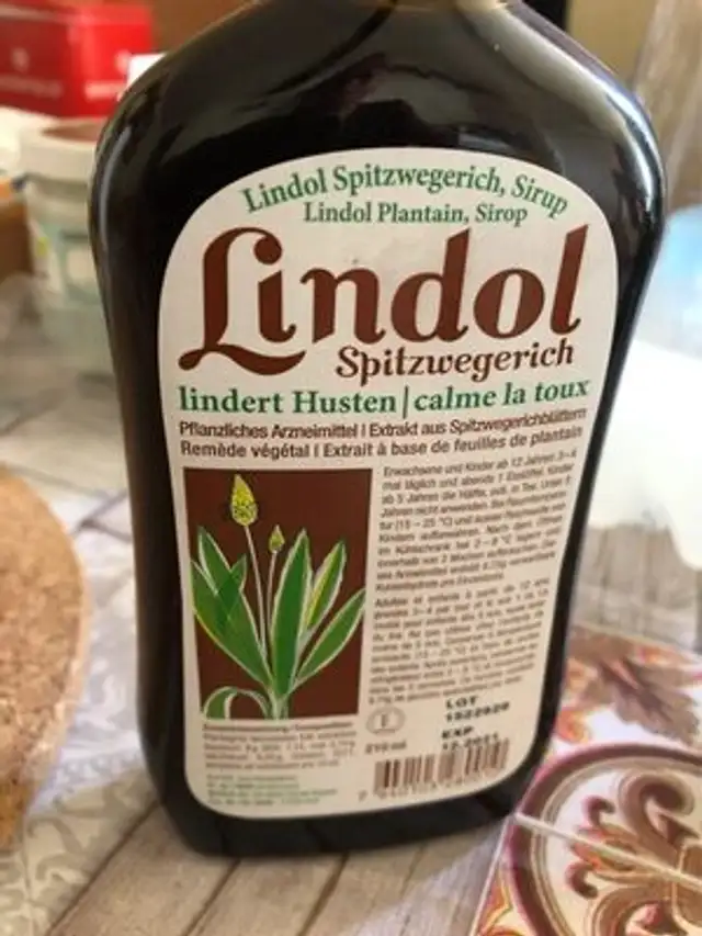 Sirop au plantain contre la toux