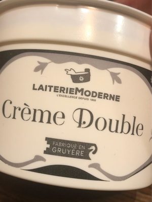 modern dairy Cream Double Aus Greyerz front packaging