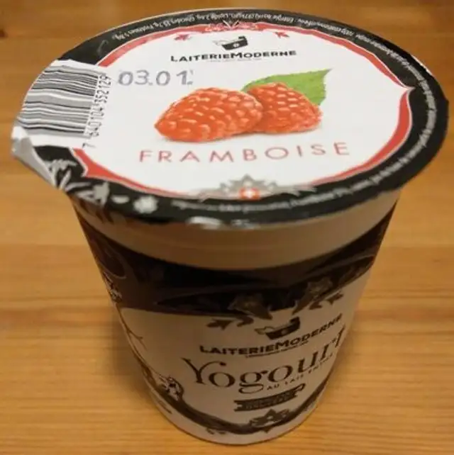 Yogourt au lait entier Framboise