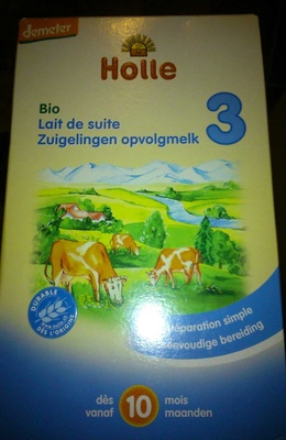 Holle - Lait de suite bio dès 10 mois