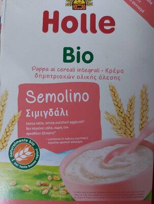 Bio pappa ai cereali front packaging