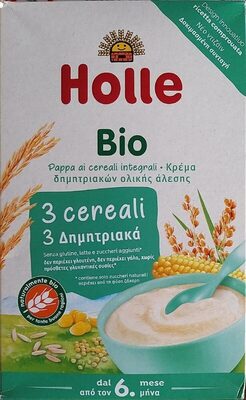 Bio Pappa ai cereali integrali 3 cereali