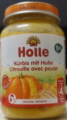 Kürbis mit Huhn