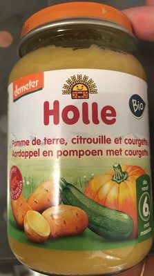 Pomme de terre, citrouille et courgette