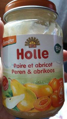 Poire et abricot