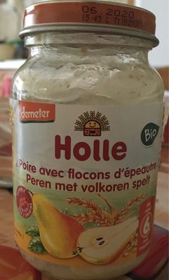 Petit Pot Poire Flocons Epeautre