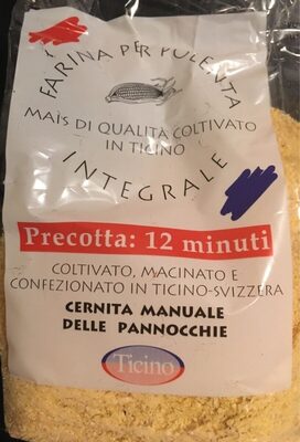 Farina Per Polenta, Integrale front packaging