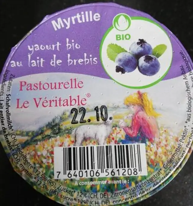 Yaourt bio au lait de brebis