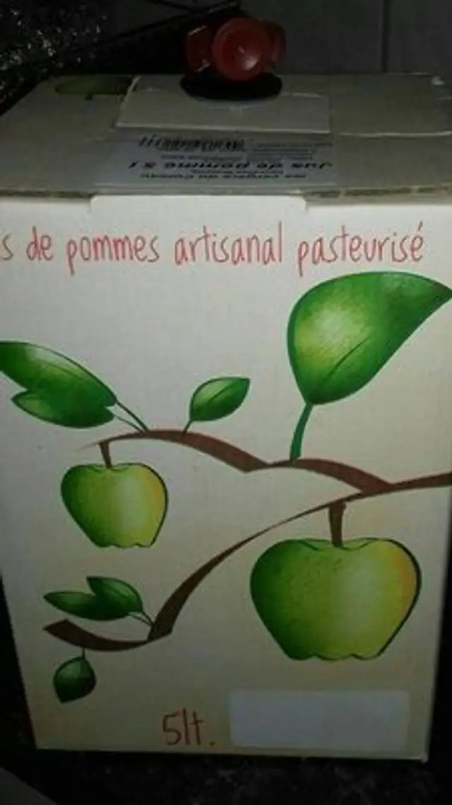 Jus de pomme artisanal