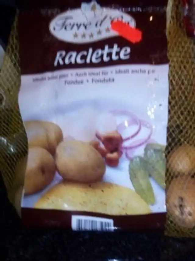 Pomme de terre raclette