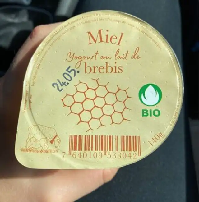 Yogourt au lait de brebis -miel