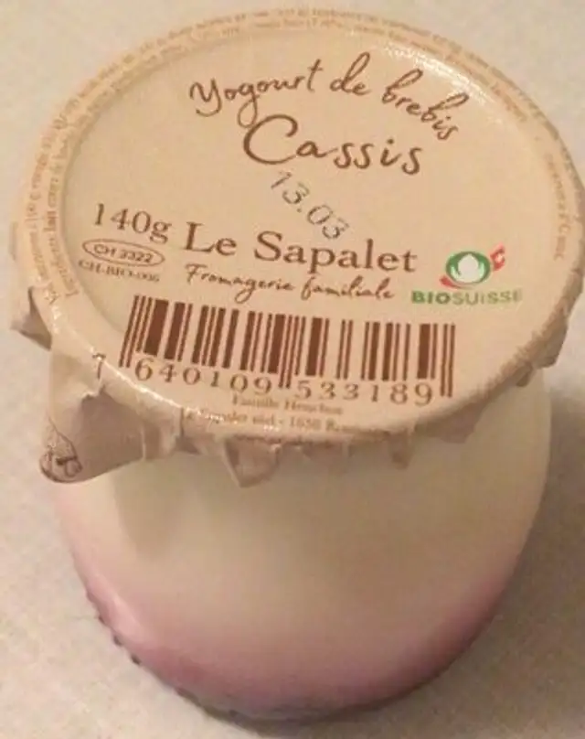 Yogourt de brebis sapalet